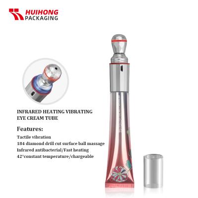 30ML أنابيب تدليك كريم العين الكهربائية مع قضيب تهتز التعبئة والتغليف مستحضرات التجميل