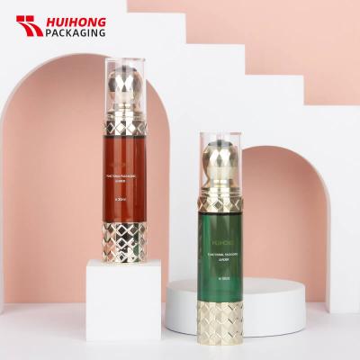 30ML جوهر الوجه زجاجة تدليك الأسطوانة مع زجاجة شكل الماس petg