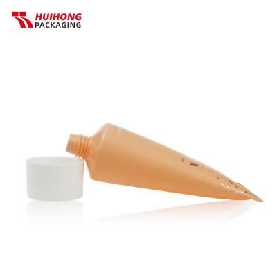 50ML البلاستيك ناعم برتقالي كريم أنبوب لجسم الجسم