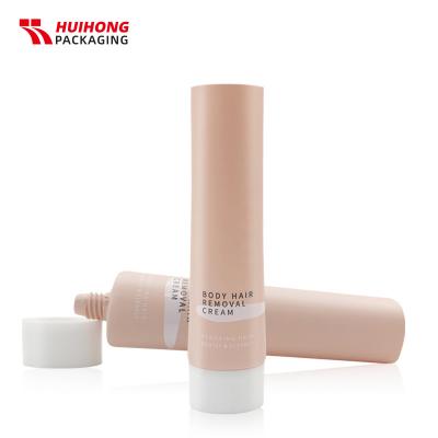 80ML الجسم إزالة الشعر كريم الضغط أنبوب مع المسمار البيضاوي أعلى غطاء